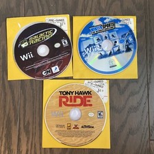 Wii Nintendo Sports Game Bundle 3: Deportes de Invierno Carreras Galácticas Tony Hawk Ride