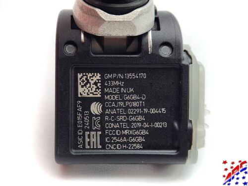 Complete Genuine OEM GM Chevrolet Cadillac TPMS Tire Pressure Sensor 13554170 - Picture 4 of 5