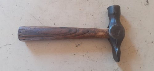 MARTELLO MILITARE A PENNA INGLESE WW2 1944 LUNGO 18 CM - Foto 5 di 11