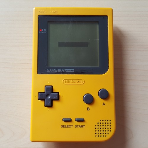 Nintendo Gameboy Pocket Konsole GELB YELLOW Handheld Spielkonsole