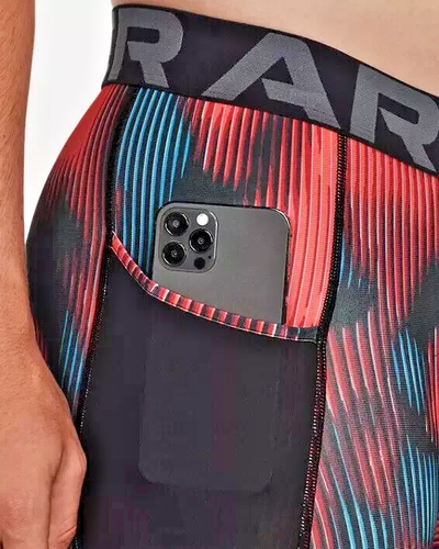 Under Armour Heatgear Long Printed Compression Shorts. Size: Men's Small - Picture 7 of 7