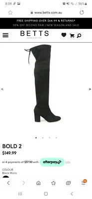 thigh high boots betts