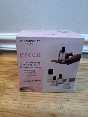 Green Pink (Hortencia)  manicurist Paris mani system full routine plant based 