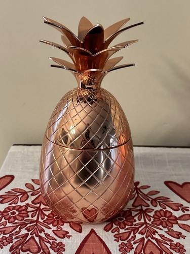 With Love From Absolut ELYX Copper Pineapple Drinking / Serving Vessel NICE!!