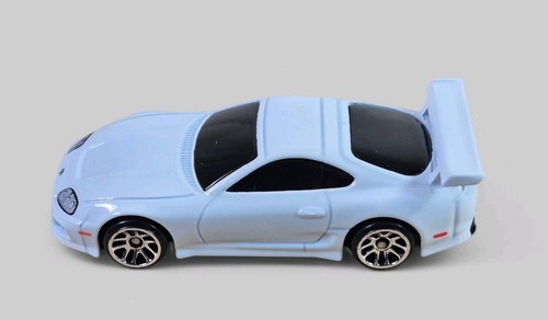 1994 TOYOTA SUPRA Diorama Collectible DieCast Model Car 1:64 White LOOSE - Picture 4 of 8