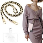 Turkalla Phone Crossbody Chain Cell Lanyard,Universal Free, A