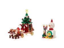 KAKAO FRIENDS Ryan & Choonsik Christmas Brick Figure Set Korea