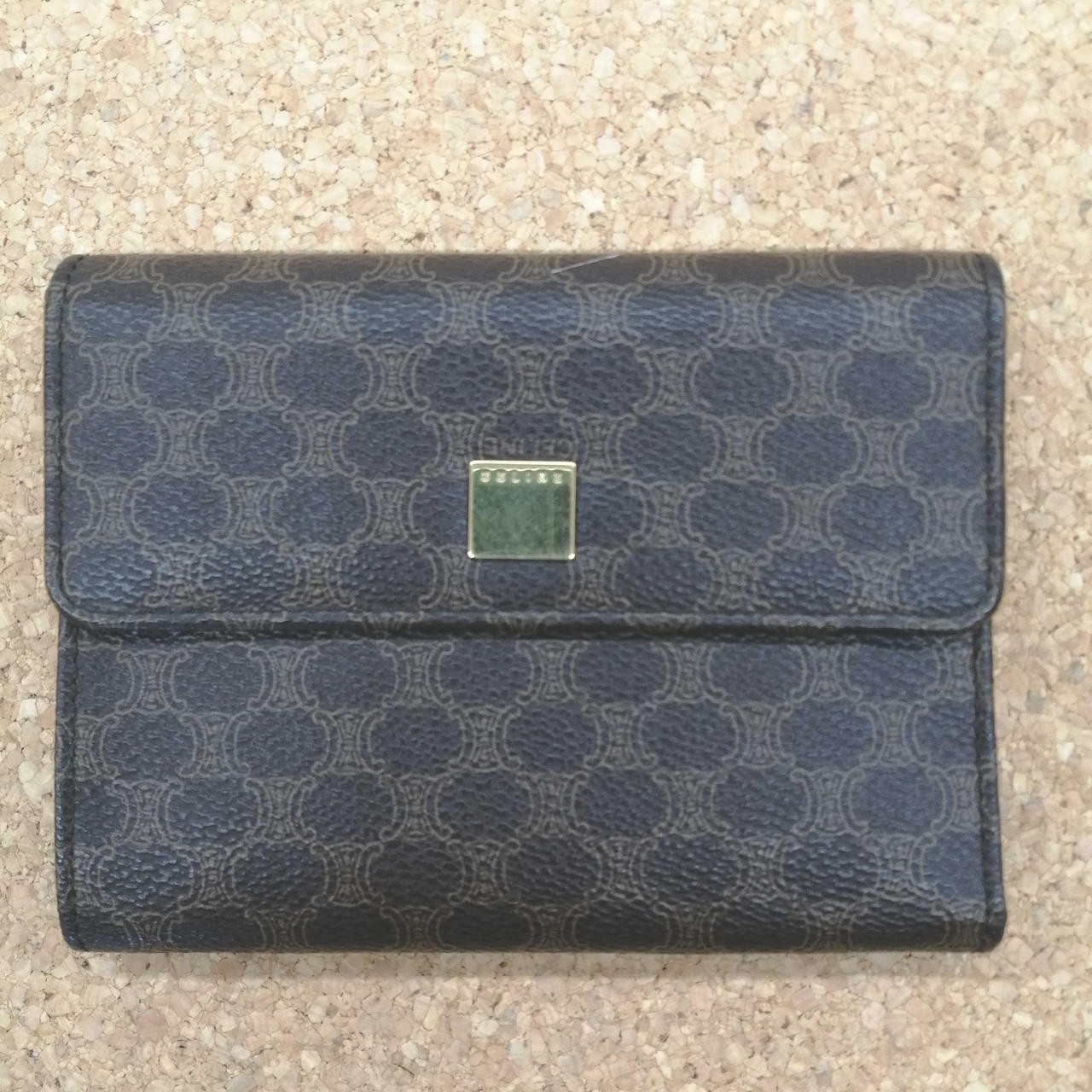 Tri Fold Wallet Model Macadam Pattern CELINE - image 2