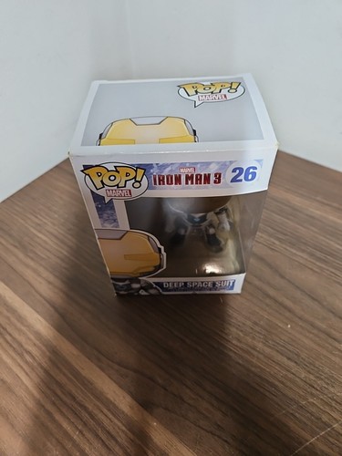 Tuta MARVEL IRON MAN 3 Deep Space Funko Pop! #26 VINILE BOBBLE-HEAD - Foto 7 di 13
