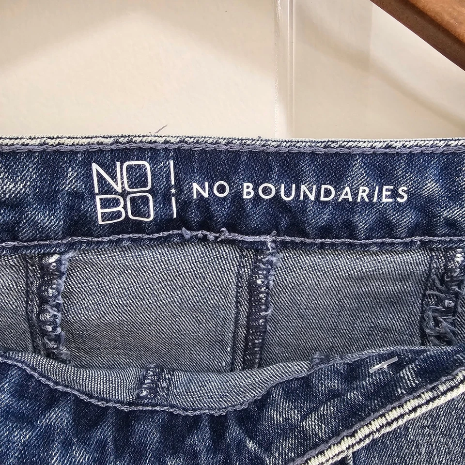 Falda Patinadora Denim Lavado Ácido SIN LÍMITES Niñas Talla 9 Plisada Cremallera Frontal Foto 2 de 4