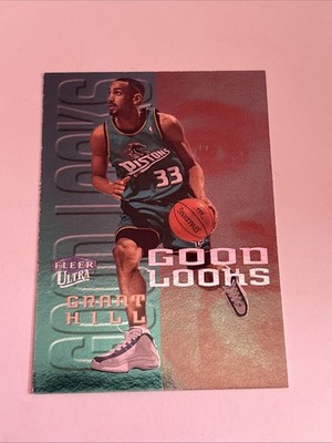 1999 Ultra #1GL Grant Hill     Good Looks Detroit Pistons Duke Hall Of Dame