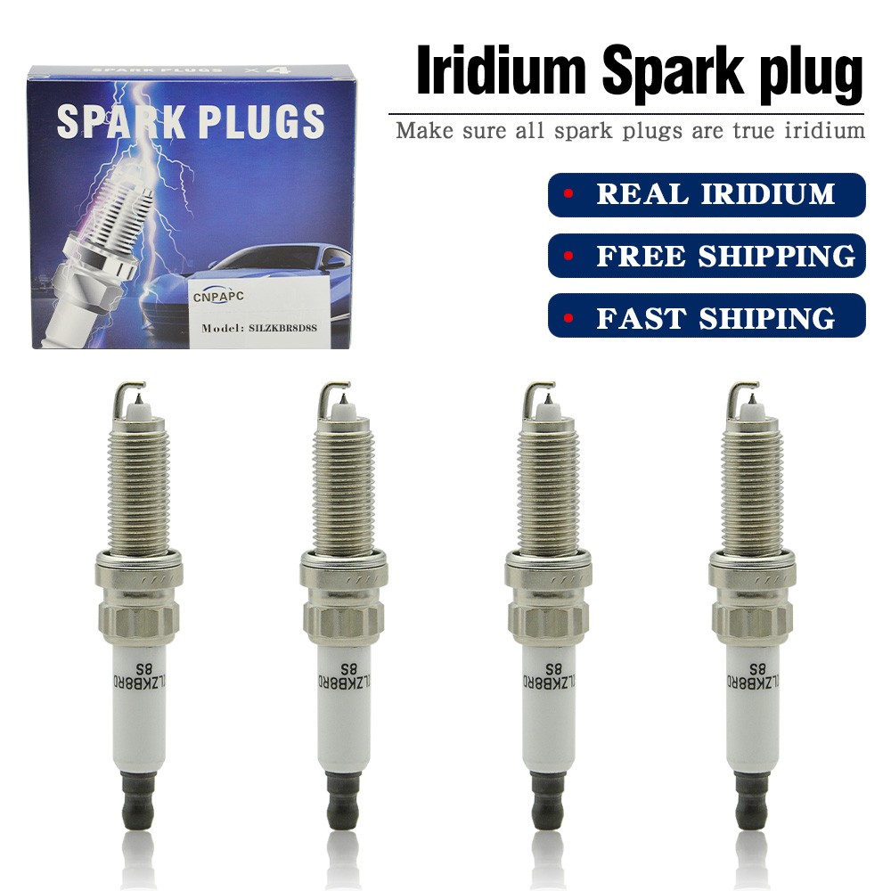 4PCS Real Iridium Spark Plugs SILZKBR8D8S 97506 for BMW 228I 320I 328I 428I 528I