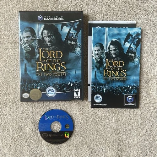 The Lord of the Rings: The Two Towers Nintendo GameCube 2002 Complete Tested
