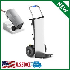 Electric Stair Climbing Hand Truck Cart Dolly 1300W 900lb Load Inflatable Wheels
