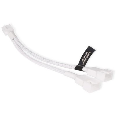 Alphacool 18722 White Plastic RGB Splitter Cable 4 Feet 150mm 1pc