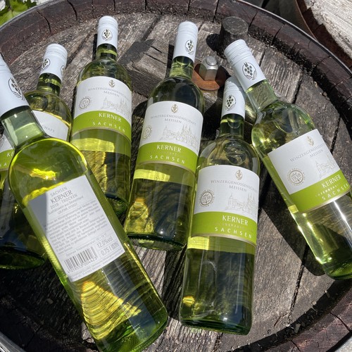 Konkursmasse 6x750mI Winzergenossen Meissen Kerner 🇩🇪 Sachsen