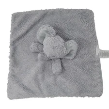 Elephant Plush Baby Lovey Rattle Gray Koala Baby Security Blanket WELL LOVED