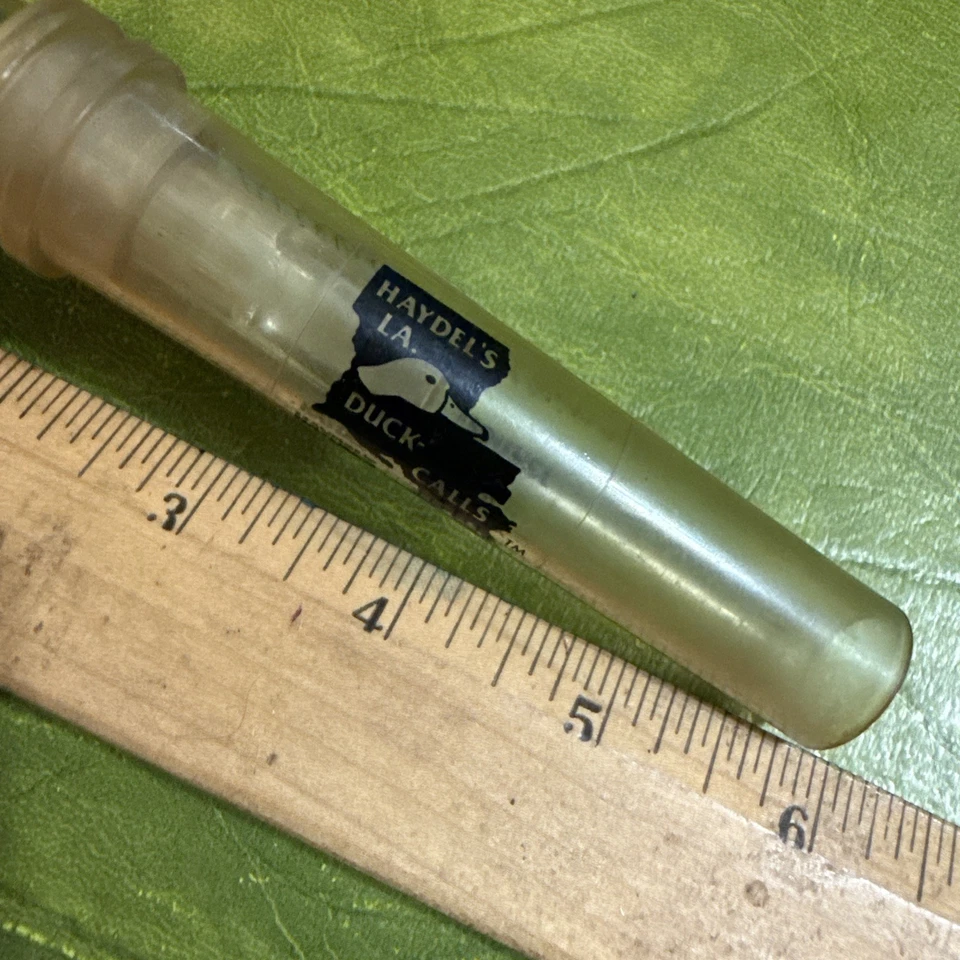 Vintage HAYDEL'S GAME CALLS INC H-81 HONKER GOOSE CALL Sounds Great Louisiana - Image 2 of 4