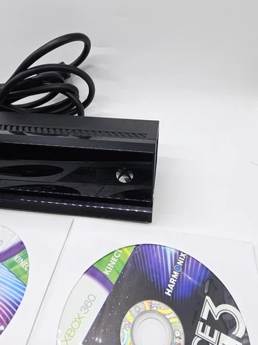 Microsoft Xbox 360 Kinect Sensor Bar with 5 Games Bundle -Tested