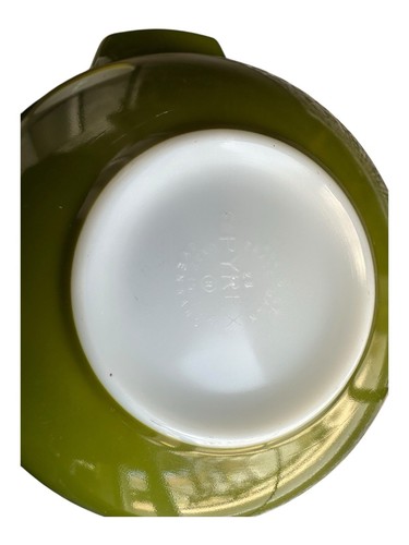 Vintage Pyrex Verde Green Large 13" Cinderella 4 qt. Mixing Bowl 444 - Bild 9 von 9