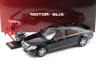 1:18 MOTORHELIX Mercedes S-CLASS S600L W221 Limousine Obsidian