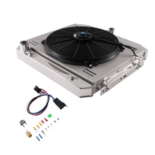 Cooling Radiator Fan Shroud Assembly for Chevy 150/210/Bel Air V8 1955-57 CC5057