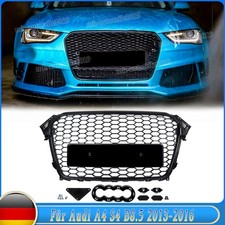 Kühlergrill Wabengrill Schwarz Glanz für Audi A4 B8 8K ab 2013-2016 kein RS4 Neu