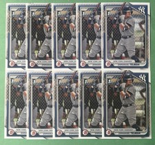 (10) 2024 Bowman Enmanuel Tejeda 1st Rookie Card Lot New York Yankees RC #BP-103