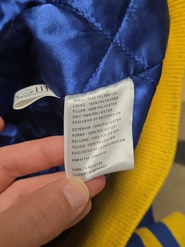 Chaqueta de iniciación NBA Denver Nuggets etiqueta negra arco iris para hombre talla L grande *LEER* - Imagen 12 de 18