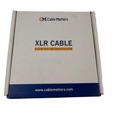 Cable Matters XLR Cable 6.3mm to XLR M-M Balanced Cable 15  Pro Grade Brand New