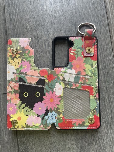 FUNDA decorativa para teléfono Galaxy S21 con compartimento para billetera - Imagen 2 de 3