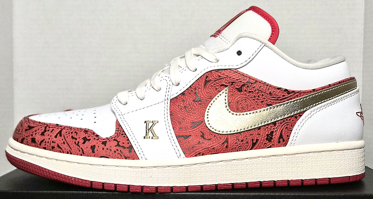 9.5M/11.5W - Air Jordan 1 SE Low Spades (DJ5185-100) ***SHIPS FAST