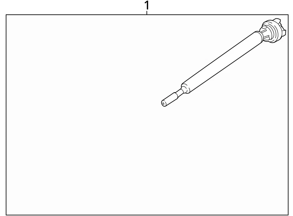 Ford F350 Super Duty 2017 eje de transmisión delantero fabricante de equipos originales 271 k millas - LKQ421192029 Foto 4 de 4