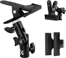 K&F CONCEPT Reflektor Klemme, Studio Stativ Fotohintergrund Halter 1/4" 3/8"
