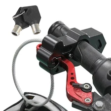 Universal Motorcycle Helmet Lock Anti-theft Lock Padlock Within 38mm Handlebar