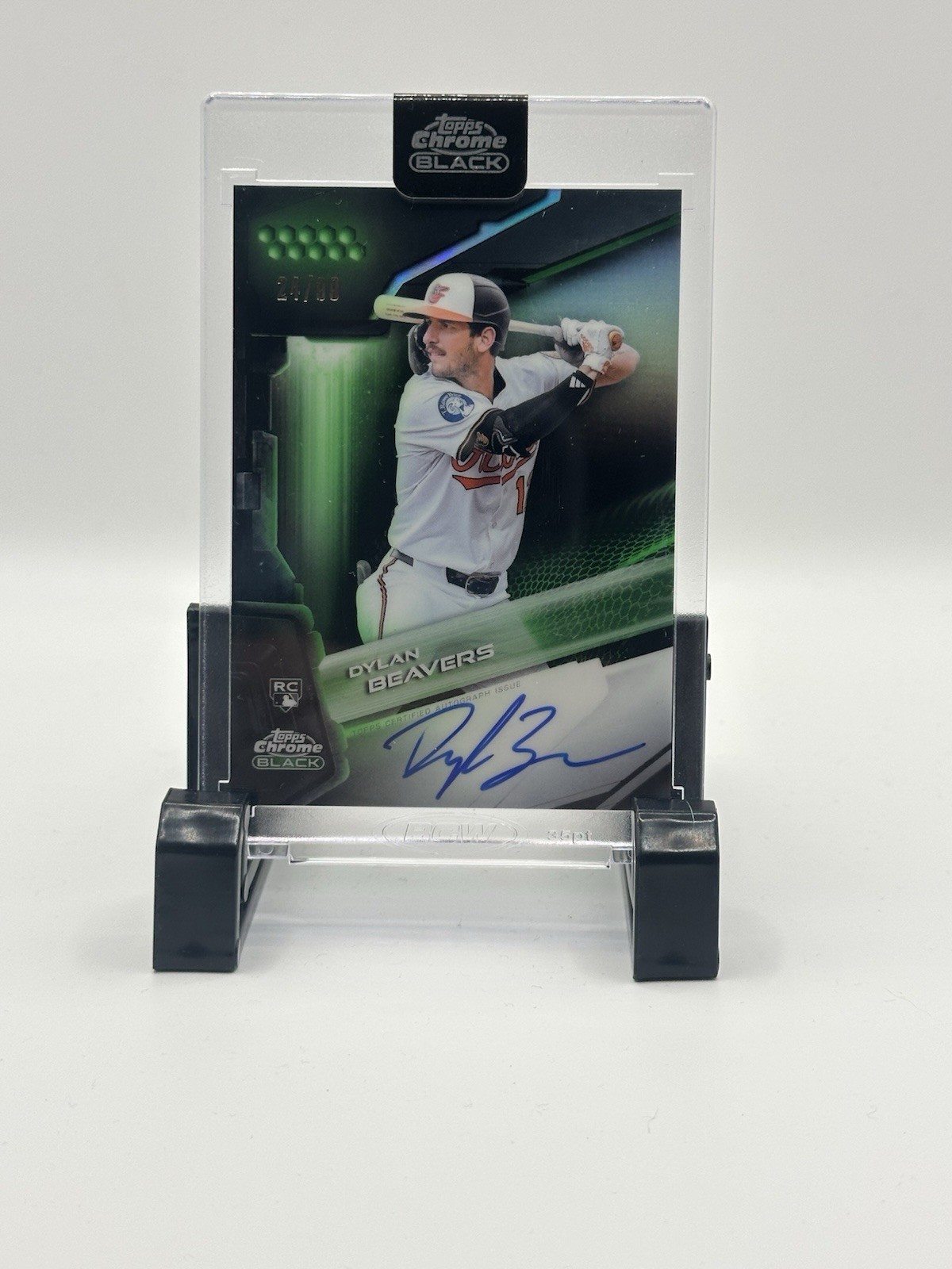 2026 Topps Chrome Black - Dylan Beavers CBA-DBE Auto Green /99 (AU, RC)