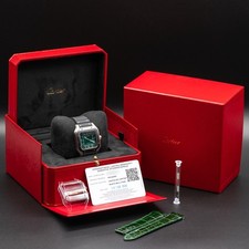 2026 Cartier Santos Arabic Dial Green Large WSSA0055 Limited Middle East Edition 22