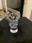 Vintage Art Vannes le Chantel France Pair Of Crystal Elephants — photo 1