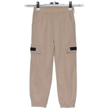 Shein, Cargohose, Gr&ouml;&szlig;e: 110, Beige, Polyester, Einfarbig, M&auml;dchen #UY9