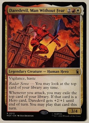 Daredevil, Man Without Fear 213 Marvel Super Heroes Magic: The Gathering Rare NM