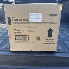  8 DuPont 6" x 75' Roll Flashing Tape Butyl Adhesive Windows and Doors.
