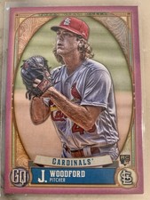 2021 Topps Gypsy Queen Jake Woodford #84 Mauve Serial Numbered /75 Rookie