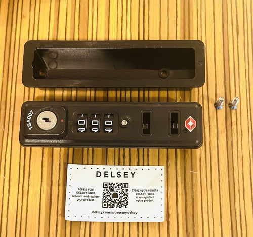 OEM PARTS From DELSEY PARIS TRUNK Suitcase Combination Zipper Lock TSA 007
