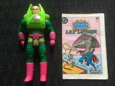 Figura de acción Super Powers (Kenner) “LEX LUTHOR” 1984 de colección con armadura/libro de cómic