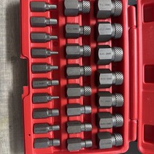 NEIKO 04204A Hex-Head Multispline Screw and Bolt Extractor Set, Easy-Out Screw