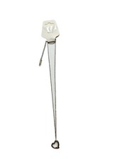 Stainless Steel Heart Pendant Necklace, Silver