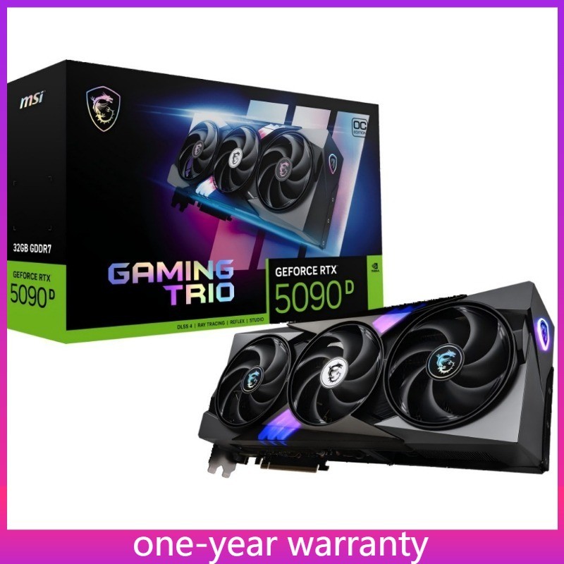 MSI GeForce RTX 5090 D 32GB OC GAMING D OC TRIO GDDR7 Graphics Card 4K/8K Game