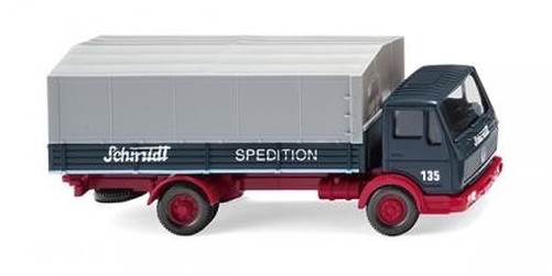 Wiking 043703 - 1/87 Flatbed Truck (MB NG) ""Schmidt Shipping"" - New