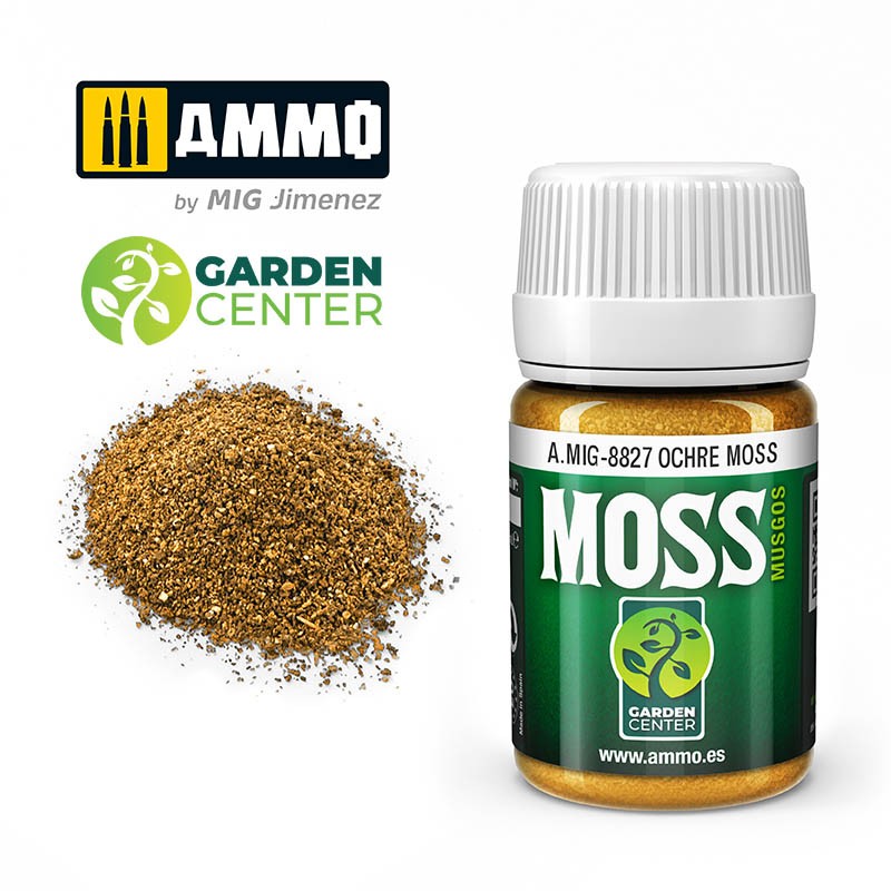 Ammo MIG 8827 Ochre Moss Paint 35ml - New