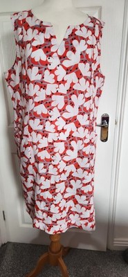 Wunderschönes White Stuff Marina Leinen Sommerkleid Größe 18 neu mit Etikett